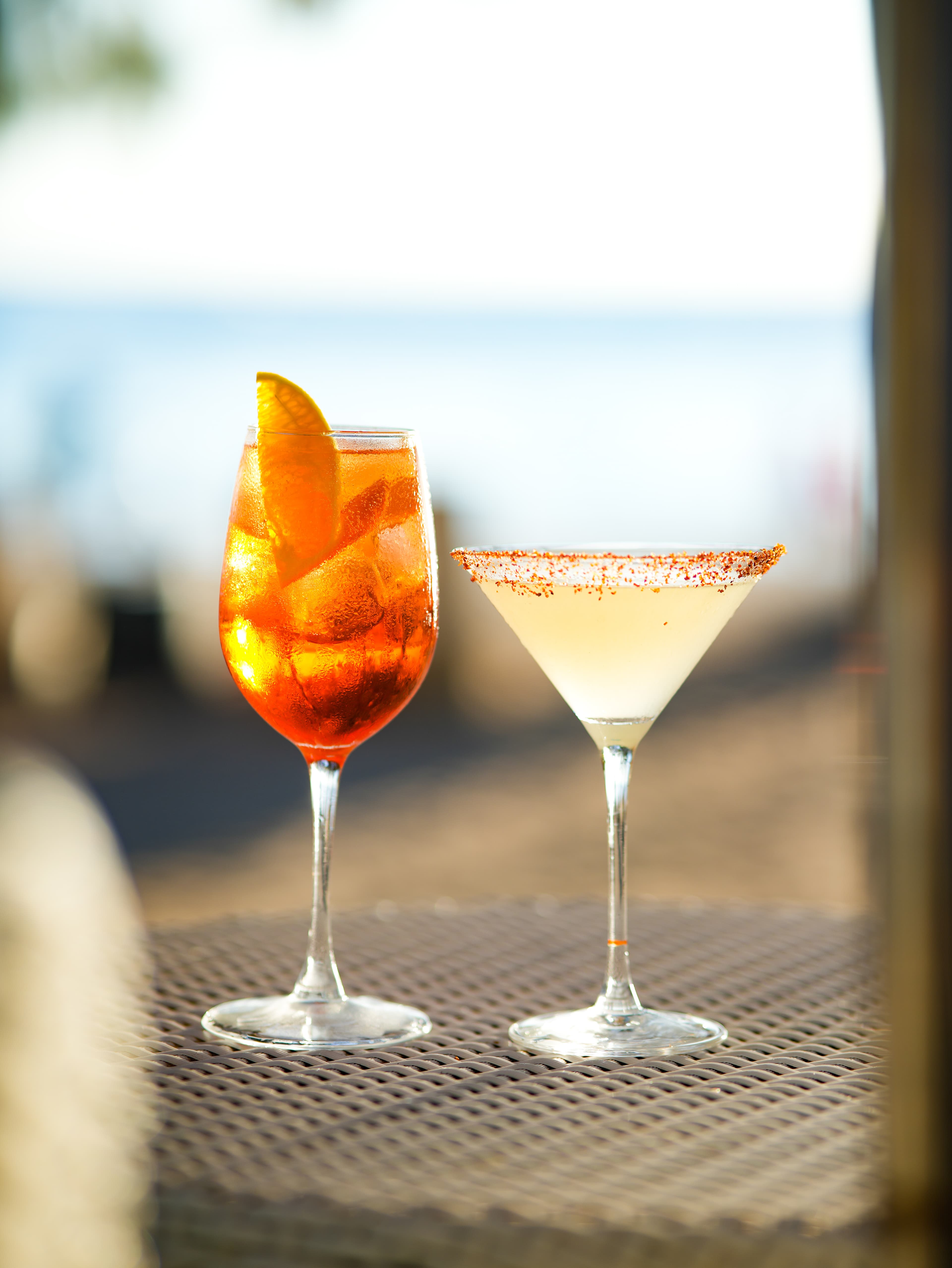 Cocktails at Nonie's by the water