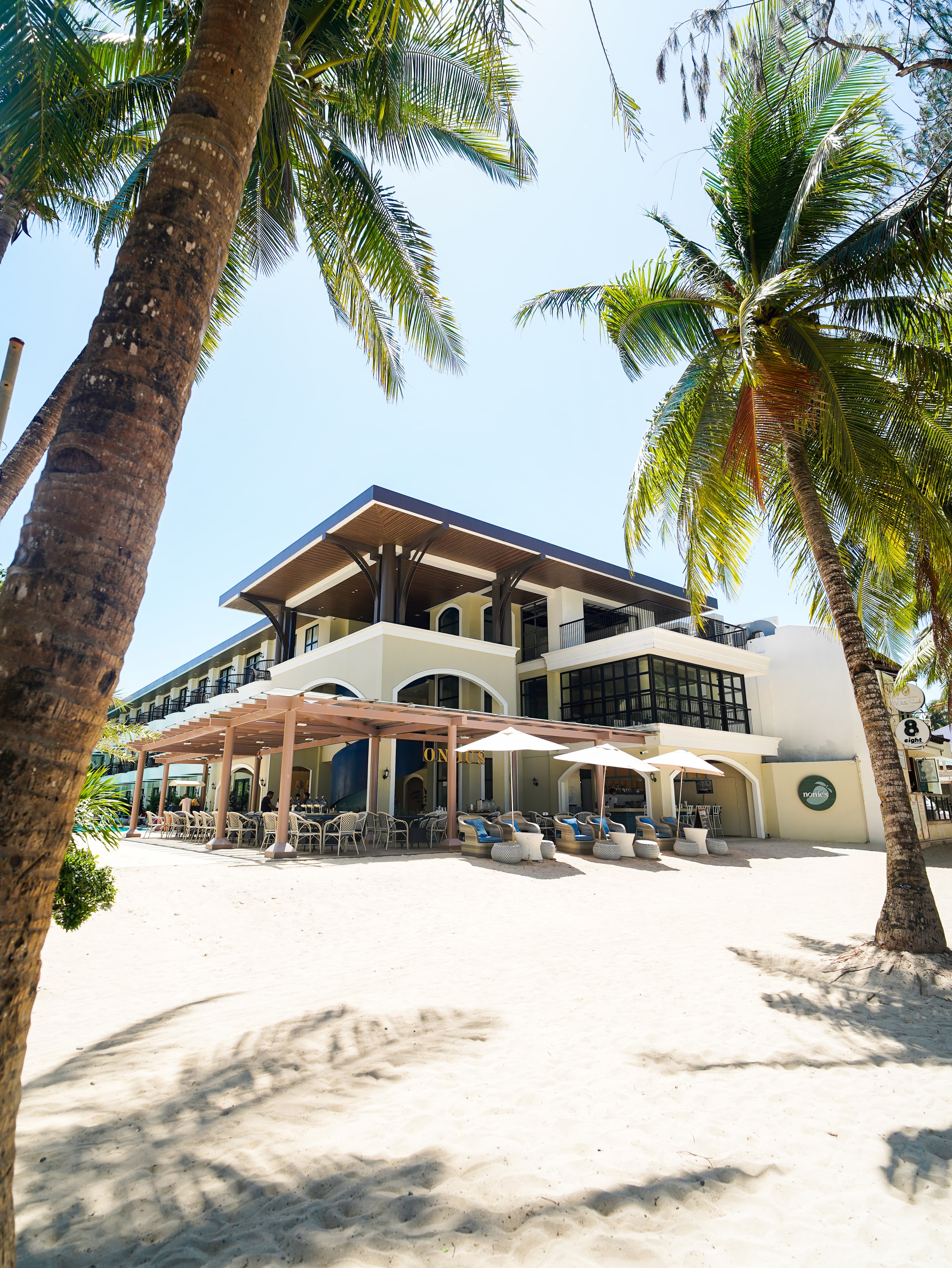 Nonie's at Ondus Hotel, Station 3, Boracay — beachfront