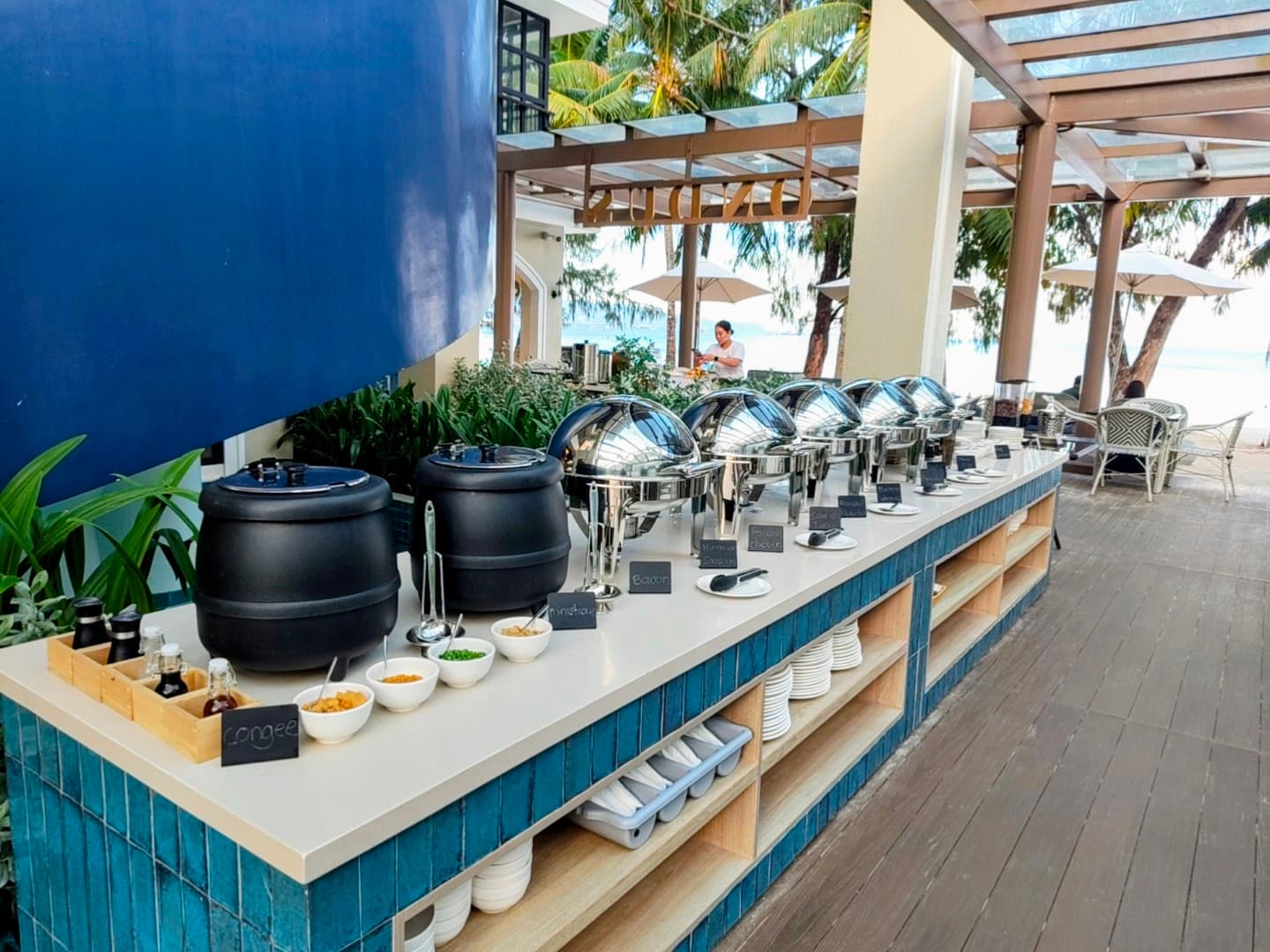 Hotel breakfast buffet at Nonie's